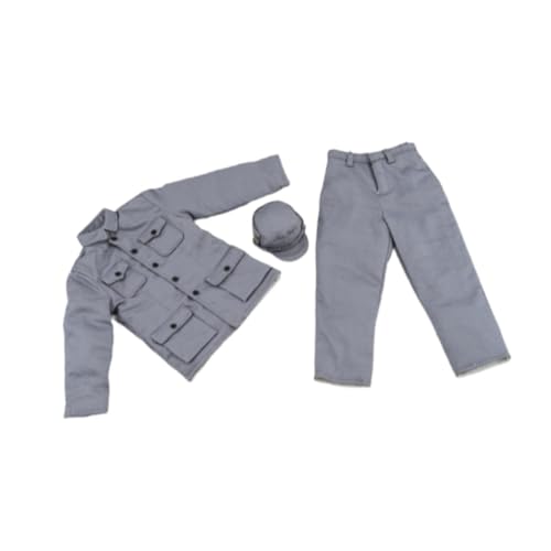 Luwecf 1/6 Maßstab Männliche Uniform Anzug Jacke Hose Körper Puppen DIY Puppe Kinder Geschenke Miniatur Kleidung für 12 Zoll Figur Körper von Luwecf