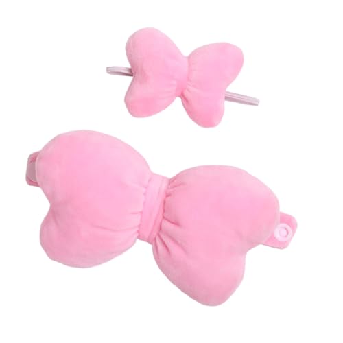 Luwecf Puppenflügel mit Haarband, Miniatur Kleidung für Kleine Puppen, Besondere Geschenkidee, Rosa von Luwecf