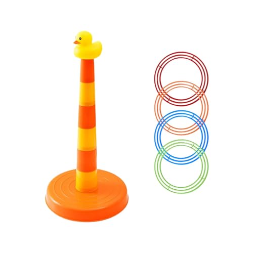 Luwecf Sport-Wurfspiel-Set für Kinder, Ringe-Wurfspiel, Strandspiel für draußen, Spiel mit Kinderaktivitäten, Baby-Lernspielzeug für draußen, 12 Kreise von Luwecf