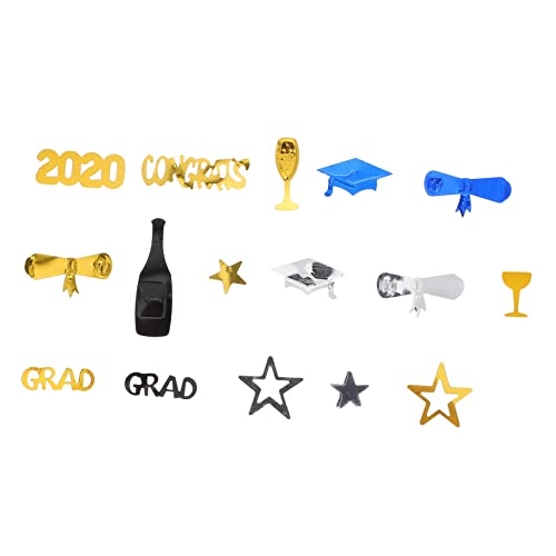2Packungen Pack Graduation Konfetti Tischdeko Glänzende Pailletten für Abschlussfeier Doctor Hat und Festliche Dekoration für Partys 2Packungen Pack Graduation Konfetti Tischdeko Glänzende Pailletten für Abschlussfeier Doctor Hat und Festliche Dekoration für Partys von Luxshiny