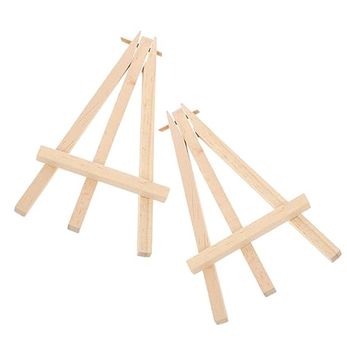 Luxshiny 2 Stück Mini Holz Staffelei Stabiler Tischständer für Karten Fotos Sammlerstücke Faltbares Design Leicht und Tragbar für Zuhause Büro Luxshiny 2 Stück Mini Holz Staffelei Stabiler Tischständer für Karten Fotos Sammlerstücke Faltbares Design Leicht und Tragbar für Zuhause Büro von Luxshiny