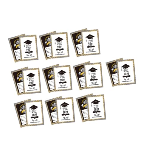 Luxshiny 20 Stück Graduationskarten Einladungskarten für Abschlussfeiern Doppelseitige Grußkarten für Graduationssaison Hochwertiges mit Elegantem Design Unvergessliche Feiern Luxshiny 20 Stück Graduationskarten Einladungskarten für Abschlussfeiern Doppelseitige Grußkarten für Graduationssaison Hochwertiges mit Elegantem Design Unvergessliche Feiern von Luxshiny
