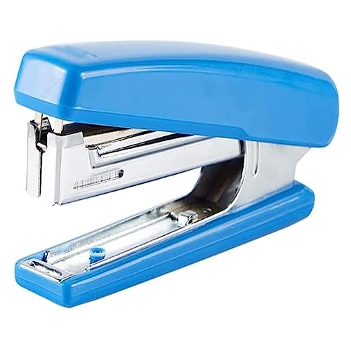 Hefter Leichte Schreibwaren-Schreibtischhefter, müheloser Büro- und Schulbedarf, Tischhefter, geeignet for Büro-Schreibwaren Desktop-Hefter(Blue) von Luxumoon