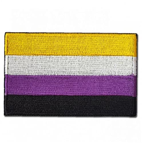 LGBT Regenbogen Flagge Stickerei Patch Schwule Flagge Liebe Liebe Stoff Aufkleber Eisen Auf Nähen Auf Gay Rights Patch Cloding Bag Accessoires von Luxylei