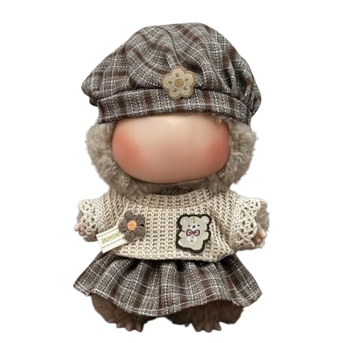 Lvguang 17cm La-bu Monster Kleidung Set für Fotoshooting - Plüschtier Outfit Wechselbar mit Mütze, 17cm Puppen Lvguang 17cm La-bu Monster Kleidung Set für Fotoshooting - Plüschtier Outfit Wechselbar mit Mütze, 17cm Puppen von Lvguang