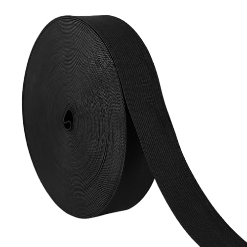 Lvjkes Gummiband breit, 15M Lang Gummiband nähen 2.5cm breit, Hochelastisch und langlebig, gummizugband für hosenbundGeeignet zum Nähen von Kleidung, Hosen und anderem DIY Nähzubehör (Schwarz-15M) Lvjkes Gummiband breit, 15M Lang Gummiband nähen 2.5cm breit, Hochelastisch und langlebig, gummizugband für hosenbundGeeignet zum Nähen von Kleidung, Hosen und anderem DIY Nähzubehör (Schwarz-15M) von Lvjkes