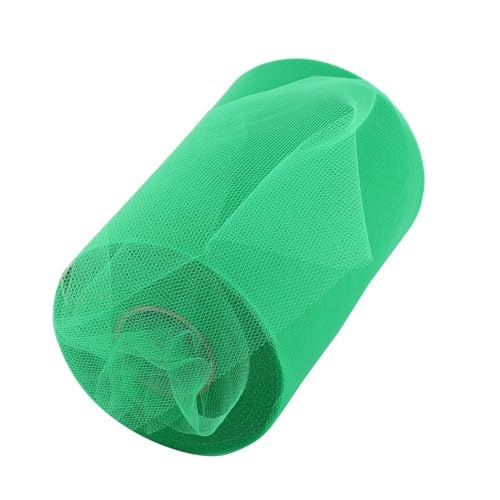 Lybunair 100 Yards 15 cm DIY Hochzeitsdekoration Tüll Rolle Spule Bekleidung Strickstoff für Nähparty (Green) von Lybunair