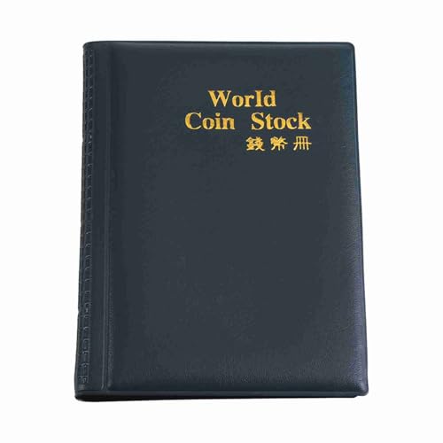 Lybunair 120 Pocket World Token Aufbewahrungsalbum, Geldsammelbuch mit 10 Seiten, neues Design (Green) von Lybunair