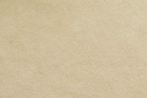 Lycce Polsterstoff Velour Meterware beige laufende Meter von Lycce