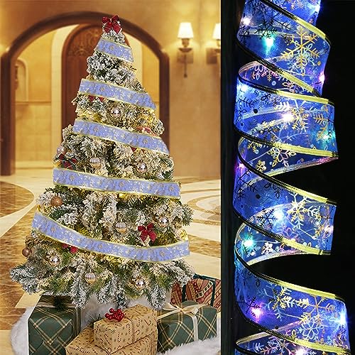 LED Ribbon Christmas Lights, LED Battery Powered Christmas String Lights For Christmas Tree, Party Decoration Indoor Outdoor Hanging Decoration von Lycurgius