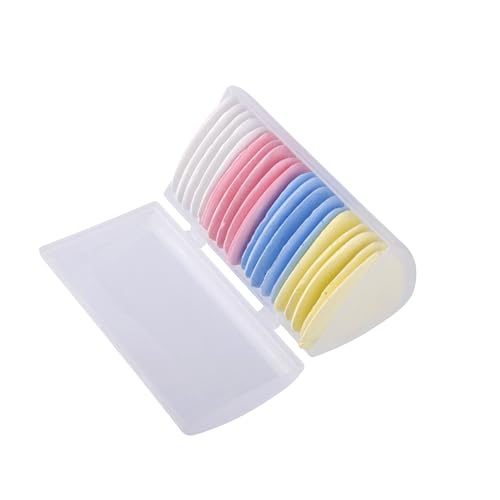Lyqaq Schneiderkreide-Set, bunte Stoffmarkierungskreide zum Nähen, Quilten und Schneidern, Weiß, Gelb, Rot, Blau, in verdeckter Box, 20 Stück Lyqaq Schneiderkreide-Set, bunte Stoffmarkierungskreide zum Nähen, Quilten und Schneidern, Weiß, Gelb, Rot, Blau, in verdeckter Box, 20 Stück von Lyqaq