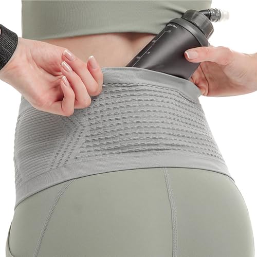 Running Belt Exercise Waist Pack - 360 Degree Opening Design Breathable Runner Belt for Running - Waist Pack Bag for Hiking Cycling Workout Traveling, Large Capacity von Lyricalist