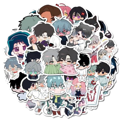 54PCS/Set Luka Stickers SUA/Mizi Stickers Anime Waterproof Sticker Colorful Graffiti Aufkleber für Auto Motorräder Fahrrad Skateboard Gepäck Laptop Computer Wasserflaschen Geschenk von Lzrong