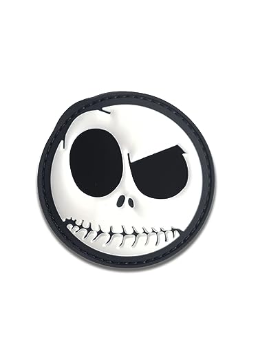 Smile Angry White - Hook and Loop Patch - PVC Patch - Patch für Rucksäcke, Hüte, Jacken, Westen - Patch für Kleidung - Taktischer Patch - Moral Patch - Rucksack Zubehör von M-TOUCH