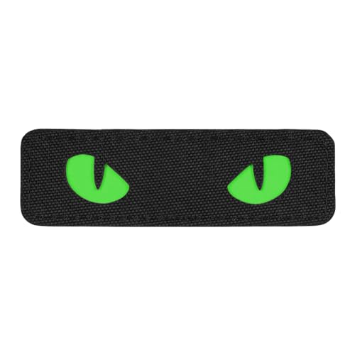 M-Tac Aufnäher Cat Eyes Laser Cut, Black/Green von M-Tac