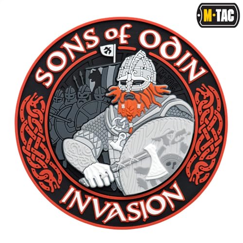 M-Tac Aufnäher Sons Of Odin 3D PVC, Black/Red von M-Tac