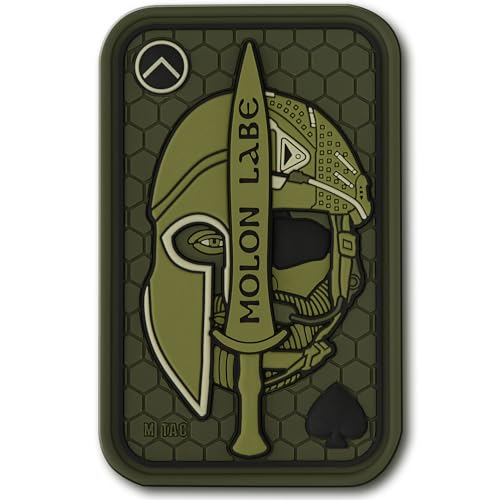 M-Tac Morale Patches Nordic Invasion - PVC 3D Military Tactical Patch Viking - Til Valhall (Olive) von M-Tac