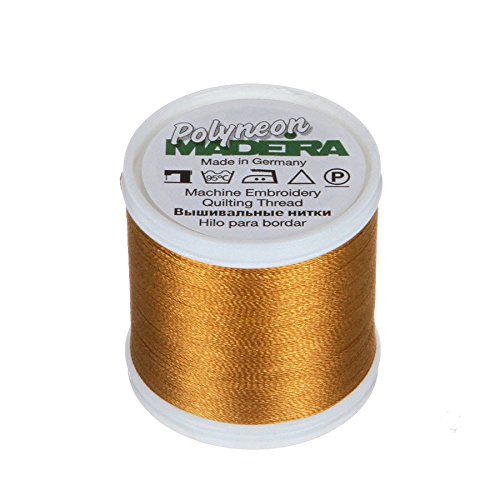 Madeira 9845-1672 2-lagiges Polyneon-Polyester-Stickgarn, 40 wt/135d 440 yd, Sisal von MADEIRA