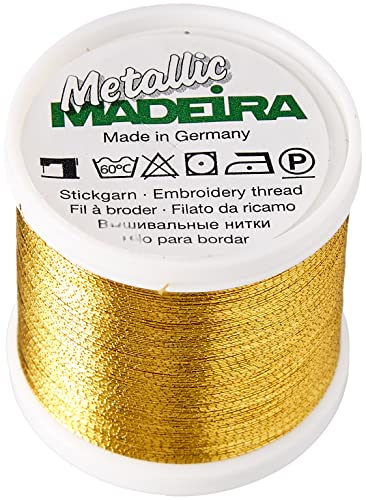 Madeira 025144 Metallicfaden, 200 m, Gold von MADEIRA