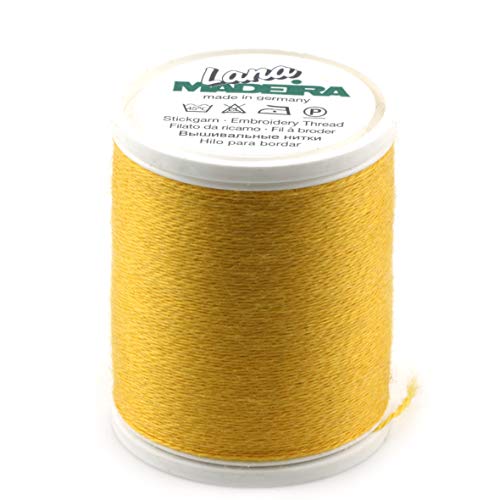 Madeira 9312–3850 Lana Wolle/Acryl Stickgarn, 12 WT/220 YD, Golden Tan von MADEIRA