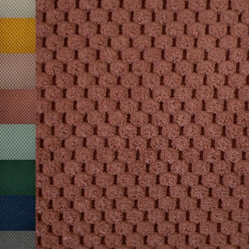 MAGAM-Stoffe Barcelona weicher Deko Polster Taschen Cord Samt Meterware ab 50cm (04. Blush) von MAGAM-Stoffe