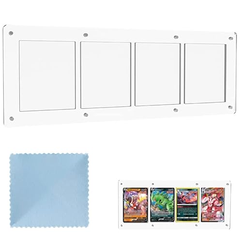 MAGIC SELECT Karten Transparenter Rahmen für Pok., Magnethalter für Sammelkarten 35PT. Transparenter Acryl für Austauschkarten mit UV-Schutz. von MAGIC SELECT