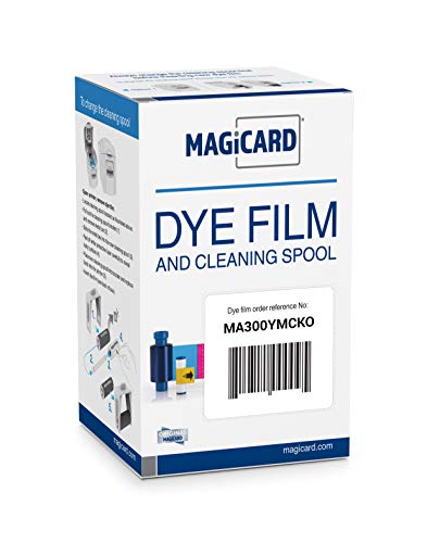 MA300 YMCKO Farbband für Magicard Pronto Enduro Rio Pro Drucker MA300 YMCKO Ribbon 300 Bilder Original von MAGICARD