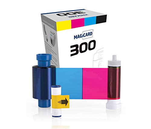 Magicard MC300YMCKO/3 Farbband für 300 Drucke, kompatibel mit Magicard 300 Drucker von MAGICARD