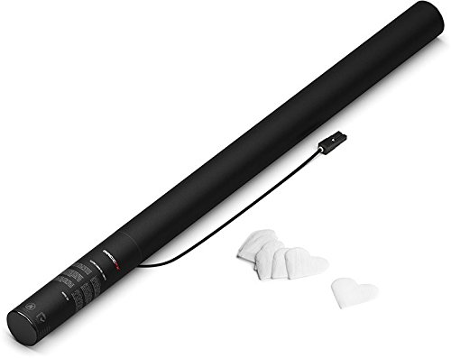 Magic FX Elektrische Konfettikanone PRO Herzen 80cm - Weiß von MAGICFX