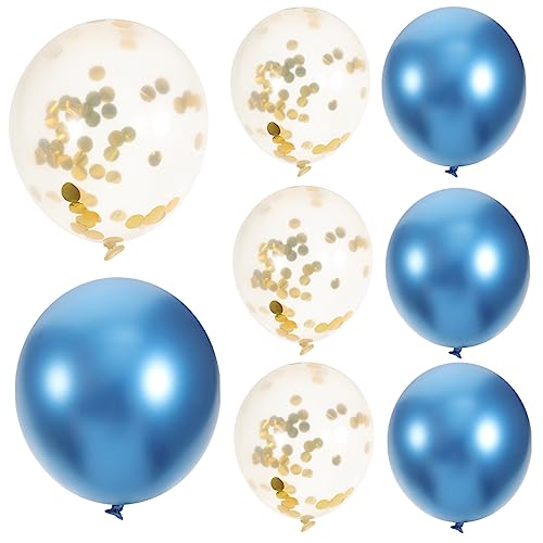 10St Blauer goldener Ballon Verlobungsballons Dekoration Rosa funkeln Party weihnachts luftballons weihnachtsballons Luftballons für Geburtstagsfeiern Hochzeitsballons Emulsion MAGICLULU von MAGICLULU