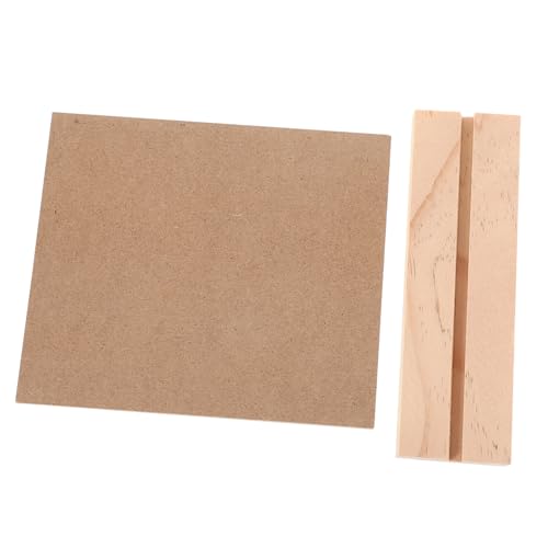 Kreative Doppelseitige Schreibtafel Mini-board-schilder Kleine Memotafel Tisch-memoboard Basierend Auf Leerem Message Board Mini-memo-schilder Memo-schwarzes Brett Mdf Light Brown MAGICLULU von MAGICLULU