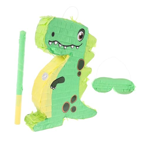 MAGICLULU 1 Satz Dinosaurier-Pinata partygeschenke partyspiel weihnachtsdekorationen Handgefertigte Pinata Cartoon-Tierthema Weihnachts-Piñata Pinata- große Piñata Papier Green von MAGICLULU