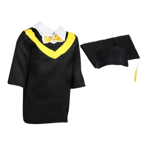 MAGICLULU 1 Satz Junggesellenabschiedskleidung Für Mütze Und Kittel Vorschule Kindergarten-abschlussmütze -abschlusskappe Und -Kleid Abschlusshut Für Polyester (Polyester) von MAGICLULU