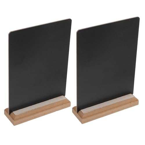 MAGICLULU 1 Satz Mini-tafel Messageboard Message Board Doppelseitige Mini-tischtafel Kreidetafel Staffelei Zeichen Menütafel Für Restaurant Tafel Für Die Wand Tafel Menütafel Holz Black 2st von MAGICLULU