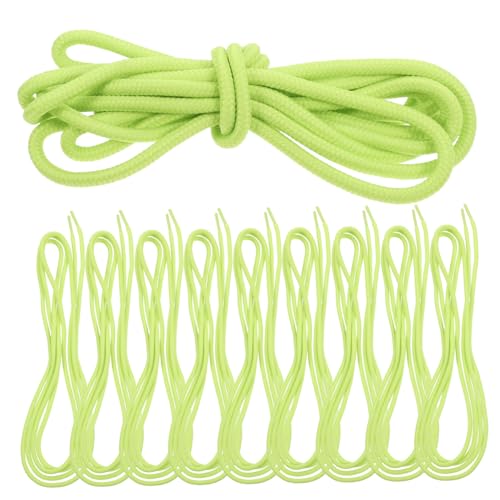 MAGICLULU 1 Satz Perlenfaden Perlenspielzubehör Für Den Kindergarten Perlenspielschnur Perlensets Für Kinder Perlenfaden Für Kinder Bindefaden Perlenschnur Light Green Polyester 10st von MAGICLULU