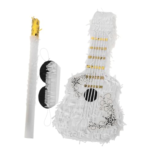 MAGICLULU 1 Satz Violine Piñata Mexikanische Dekorationen Gitarre Ornament Foto Ornamente Ornamente Für Pinata Stick Pinata Für Frauen Mit Süßigkeiten Gefülltes Partyspiel Weißes Papier von MAGICLULU