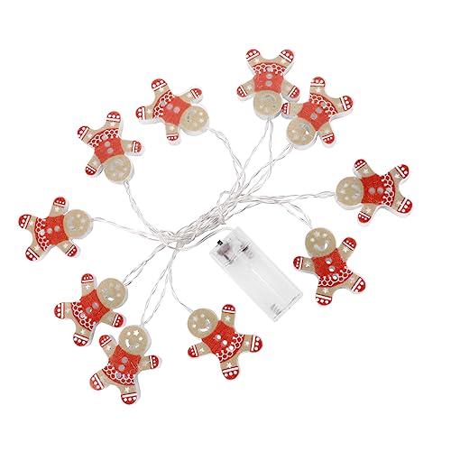 MAGICLULU 1 Set Weihnachtsdeko Schneemann Lichterkette Mit 10 LEDs Festliche Lichterkette Für Innen Und Außendekoration Ideal Für Weihnachtsfeiern Und Winterliche Stimmung von MAGICLULU