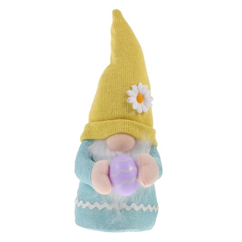 MAGICLULU 1 Stück Osterhase Easter teigroller Ostern geldgeschenke verpacken Ostern osterfiguren 0stergeschenke Puppe zum Thema Ostern lustiger Gnom Verzierung für Ostern Stoff Yellow von MAGICLULU