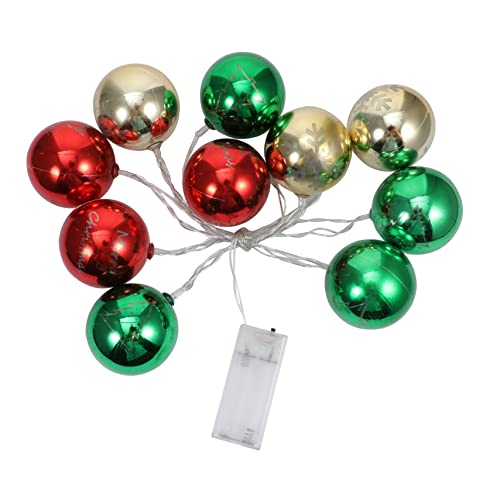 MAGICLULU 1 Stück Weihnachts LED Lichterkette Außenlichterkette Mit 100 Warmweißen LEDs Ideal Für Weihnachtsfenster Deko Und Festliche Partys Batteriebetrieben Wetterfest Für Garten von MAGICLULU