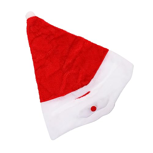 MAGICLULU 1 Stück Weihnachtsmann Mütze Sporthelme Kopfbedeckung Kopfbedeckung Für Helm Helmüberzug Wasserdichter Überzug Skihelmüberzug Urlaubshelmüberzug Schneehelmüberzug Samtrot von MAGICLULU