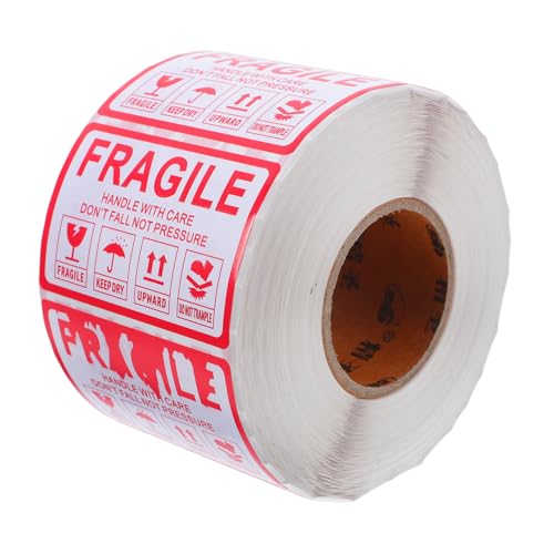 MAGICLULU 1000Stücke Fragile Versandetiketten Selbstklebende Handhabungsaufkleber für Kleine Unternehmen Warnschilder für Sichere Verpackung Starke Haftung für Kartons MAGICLULU 1000Stücke Fragile Versandetiketten Selbstklebende Handhabungsaufkleber für Kleine Unternehmen Warnschilder für Sichere Verpackung Starke Haftung für Kartons von MAGICLULU