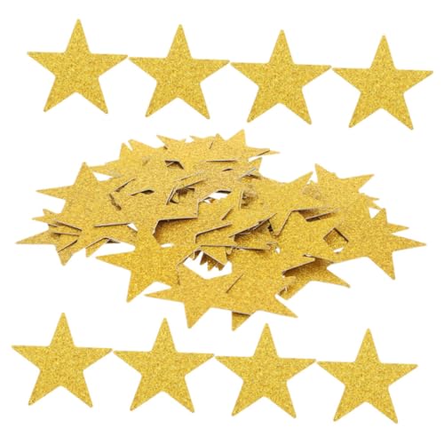 MAGICLULU 100St -Konfetti bastelmaterial geburtstagskarte Goldene Dekoration DIY-Dekorationsideen Weihnachtstafel goldene Mittelstücke für den Tisch goldenes Tischkonfetti Papier von MAGICLULU