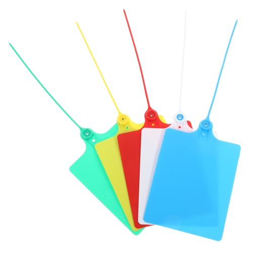 MAGICLULU 100Stücke Versandetiketten Beschriftungsanhänger Mit Kabelbindern Für Lagerorganisation MAGICLULU 100Stücke Versandetiketten Beschriftungsanhänger Mit Kabelbindern Für Lagerorganisation von MAGICLULU