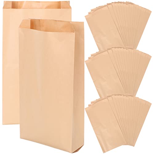 MAGICLULU 100st Sandwichtüten Aus Papier Für Lebensmittelbeutel Mit Reißverschluss Fettdichte Papiertüten Muffins Backtüten Aus Papier Kleine Papiertüten Beschichtung Von Kraftpapier von MAGICLULU