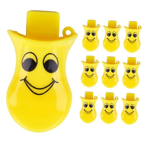 MAGICLULU 10St Entenschnabelpfeife kinderspielzeug entenpfeife Pfeife Party-Requisite lustige Partygeschenke Pfeifen für Plastik Yellow von MAGICLULU