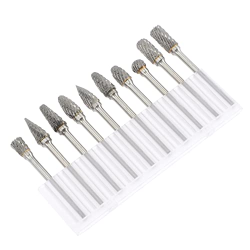 MAGICLULU 10Stücke Teiliges Hartmetall Rotationsfeilen Für Holzschnitzerei Gravur Kompatibel Mit Meisten Rotierenden Werkzeugen Für DIY Projekte Präzises MAGICLULU 10Stücke Teiliges Hartmetall Rotationsfeilen Für Holzschnitzerei Gravur Kompatibel Mit Meisten Rotierenden Werkzeugen Für DIY Projekte Präzises von MAGICLULU
