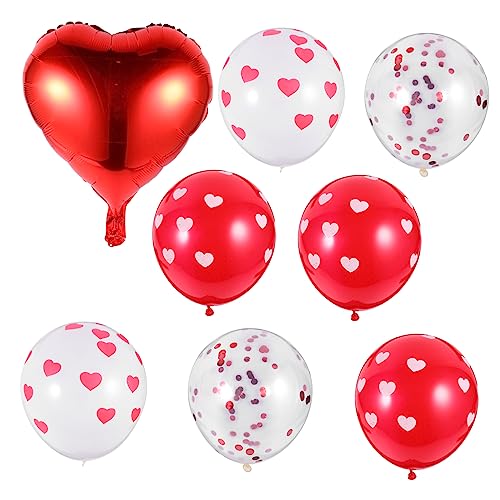 MAGICLULU Romantische Luftballons 10 Stück Party-luftballons Mit Herz-design Für Die Dekoration Des Hochzeitstags von MAGICLULU