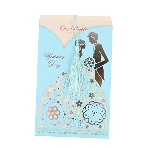 MAGICLULU 10st Hohle Hochzeitseinladung Einzigartige Hochzeit Einladung Zum Jubiläum Hochzeitseinladungspapier Hochzeits Einladung Hochzeitskarten Einladung Zur Verlobung Grußkarten von MAGICLULU