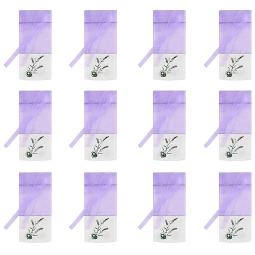 MAGICLULU 12 Stück Sachet-Tasche duftend Musselin Taschen Würzen klein Blumen- leere tasche für kräuter Beutel Netzbeutel Organzabeutel mit Kordelzug Gittergewebe Lavender MAGICLULU 12 Stück Sachet-Tasche duftend Musselin Taschen Würzen klein Blumen- leere tasche für kräuter Beutel Netzbeutel Organzabeutel mit Kordelzug Gittergewebe Lavender von MAGICLULU