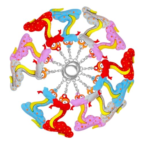 MAGICLULU Einzigartiger Schlangen-schlüsselanhänger Aus Kunstharz Schlangenanhänger Hängender Schlangenschnalle Für Damentaschen-accessoire von MAGICLULU